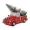Glitzhome® LED Lighted Red Truck Christmas Table Décor